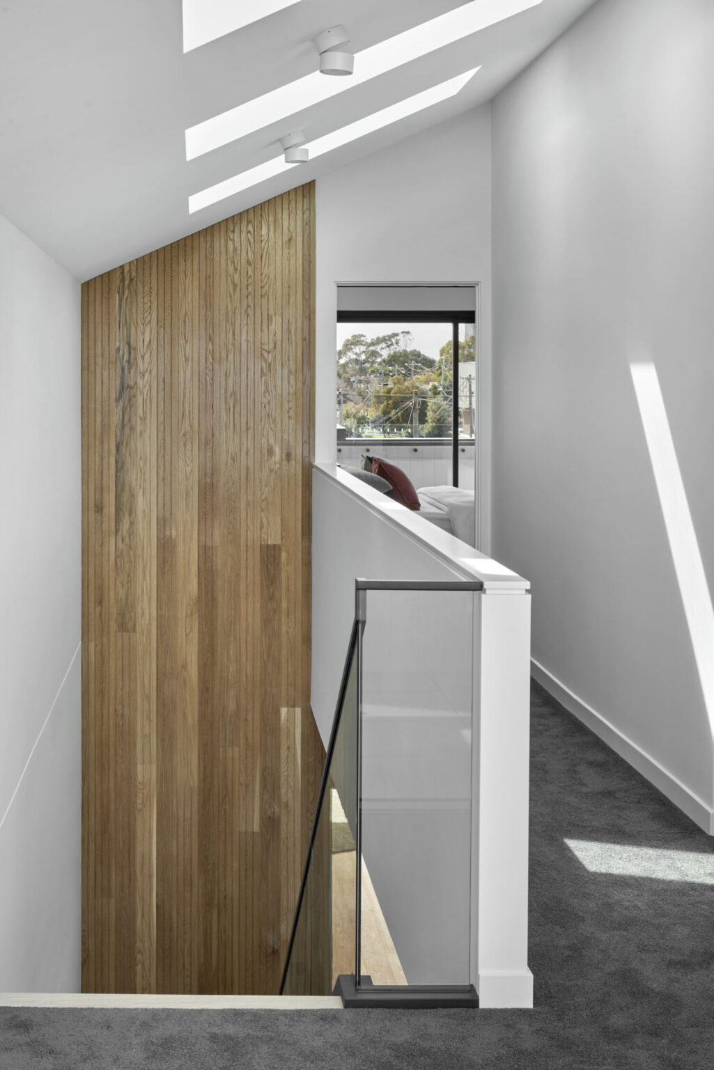 Staircase landing on 3rd floor