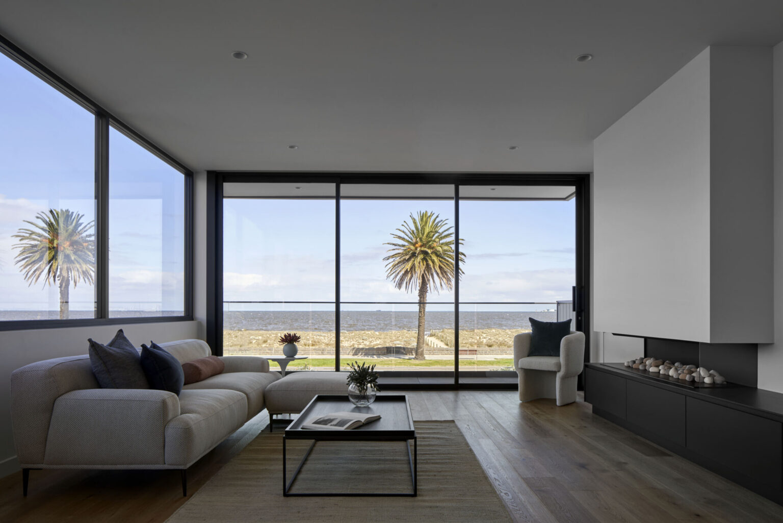 Lounge Room with view to ocean