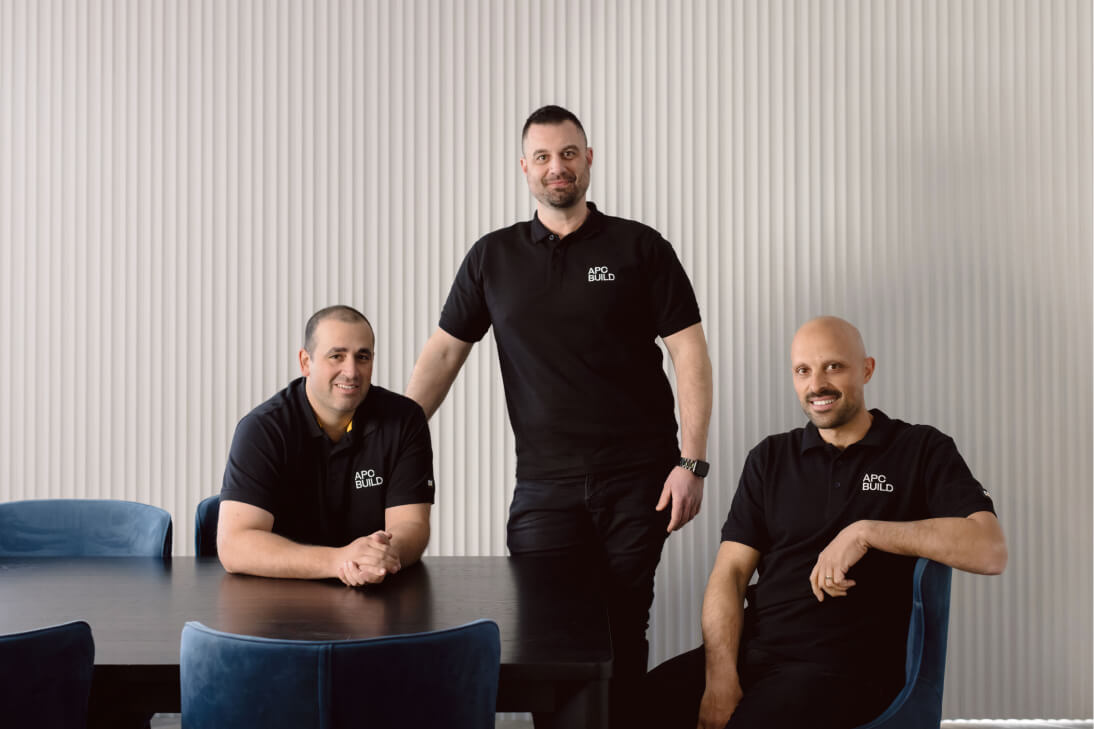 APC Build team specialising in premium custom homes across Melbourne