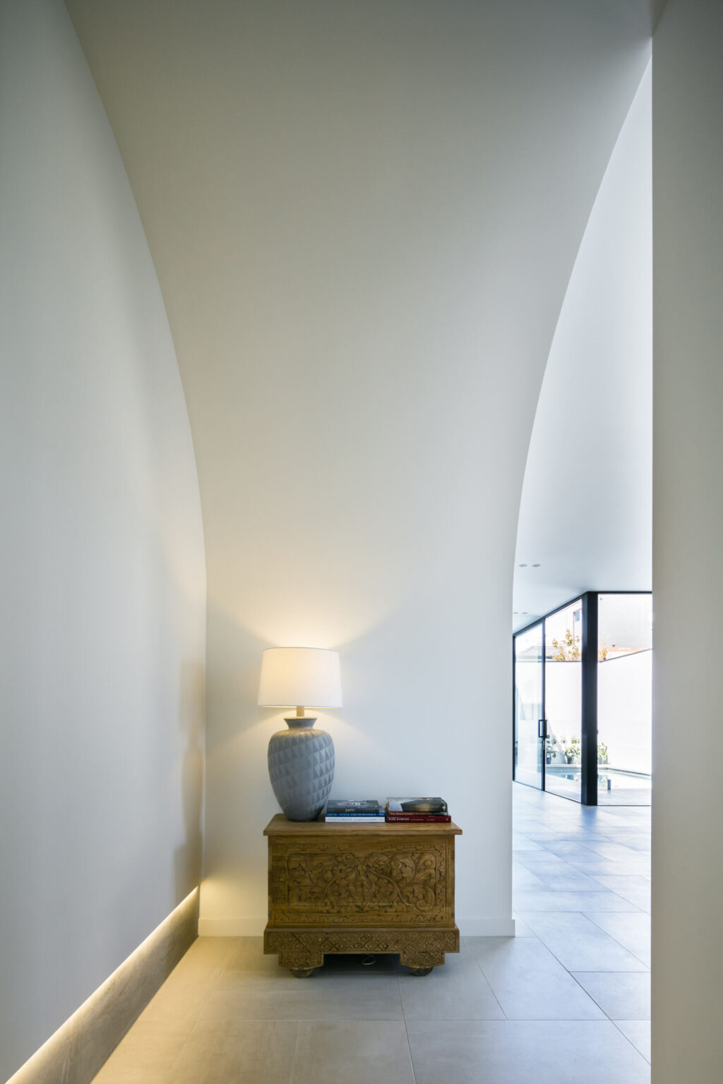 Plaster detail custom architectural home
