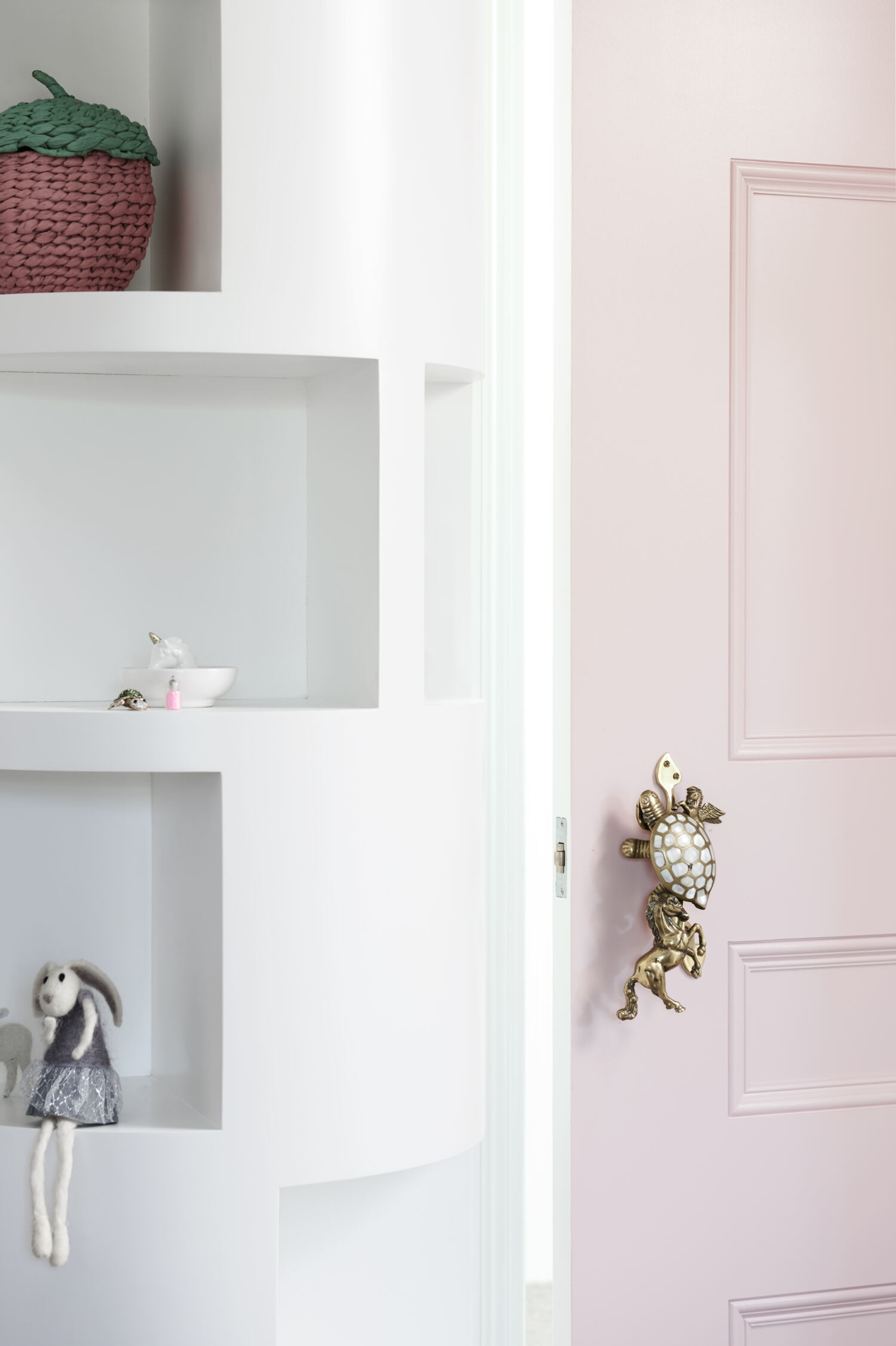 Gorgeous Door Detail with custom door knob